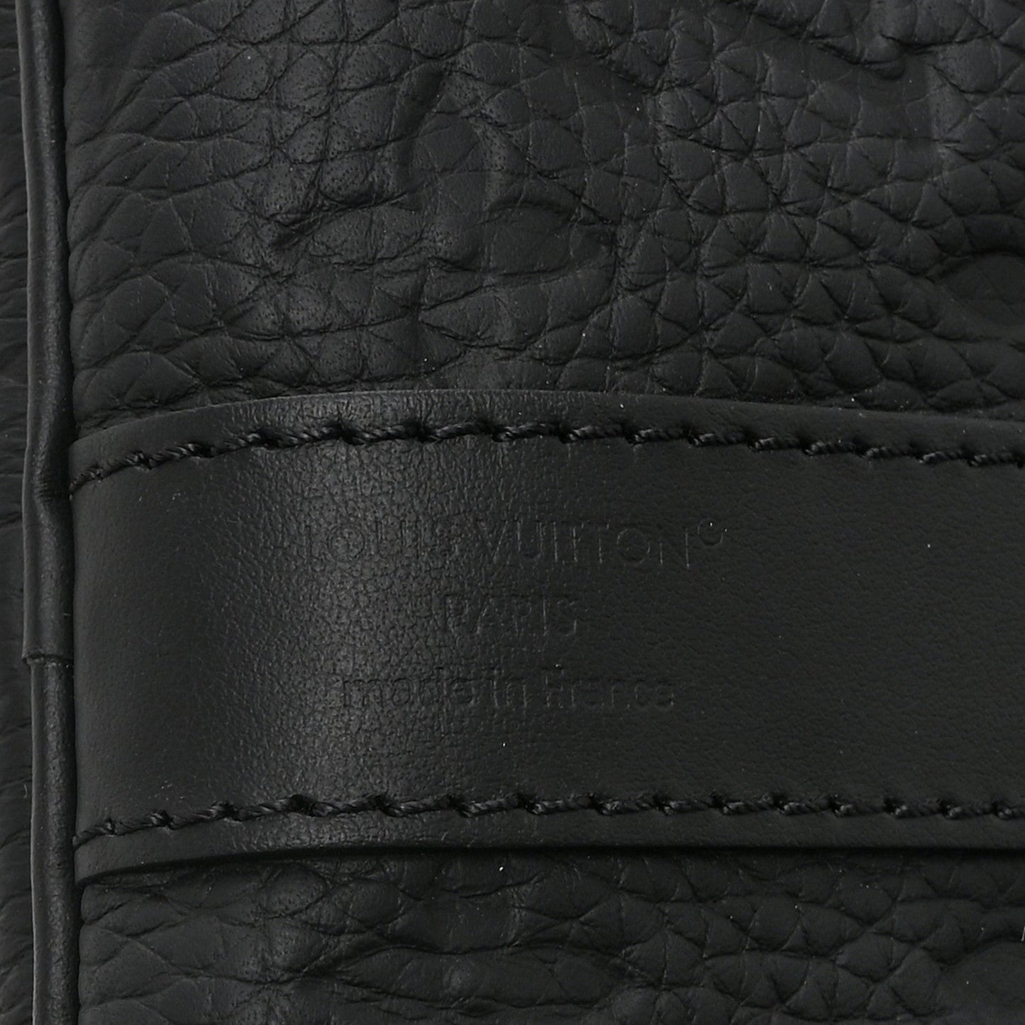 Monogram Taurillon Keepall Bandouliere 35 Black