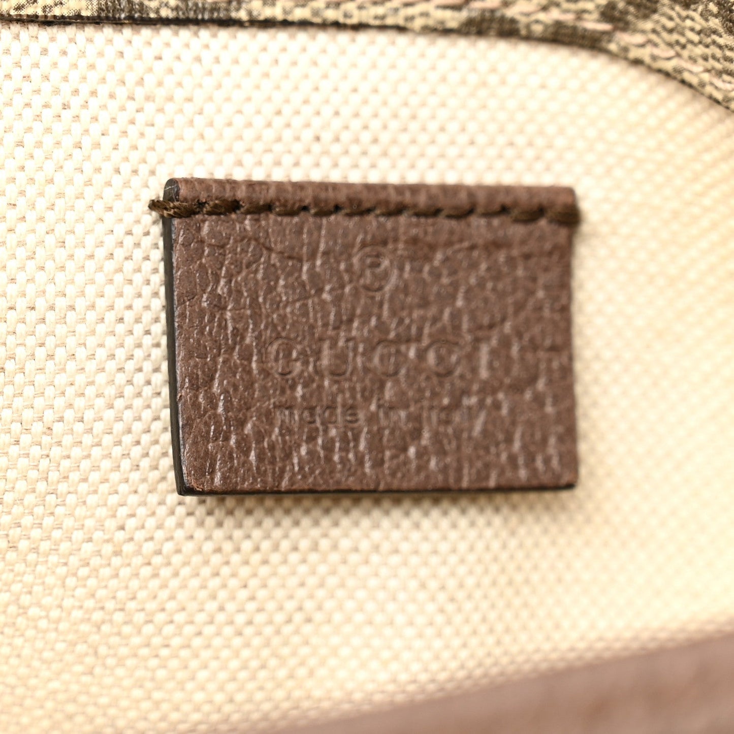 GG Supreme Monogram Neo Vintage Web Belt Bag Brown