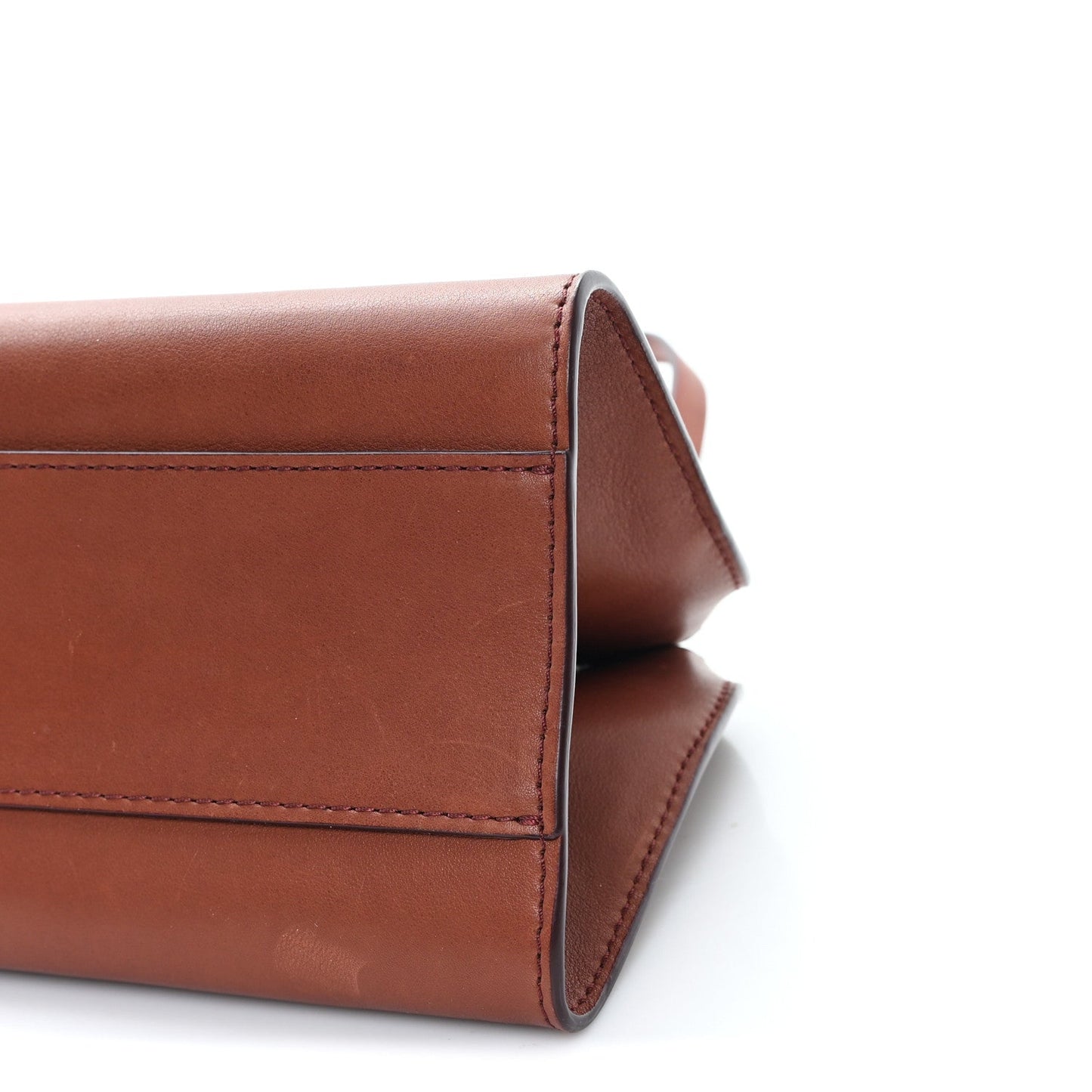 Smooth Calfskin Peggy Bag New Burgundy