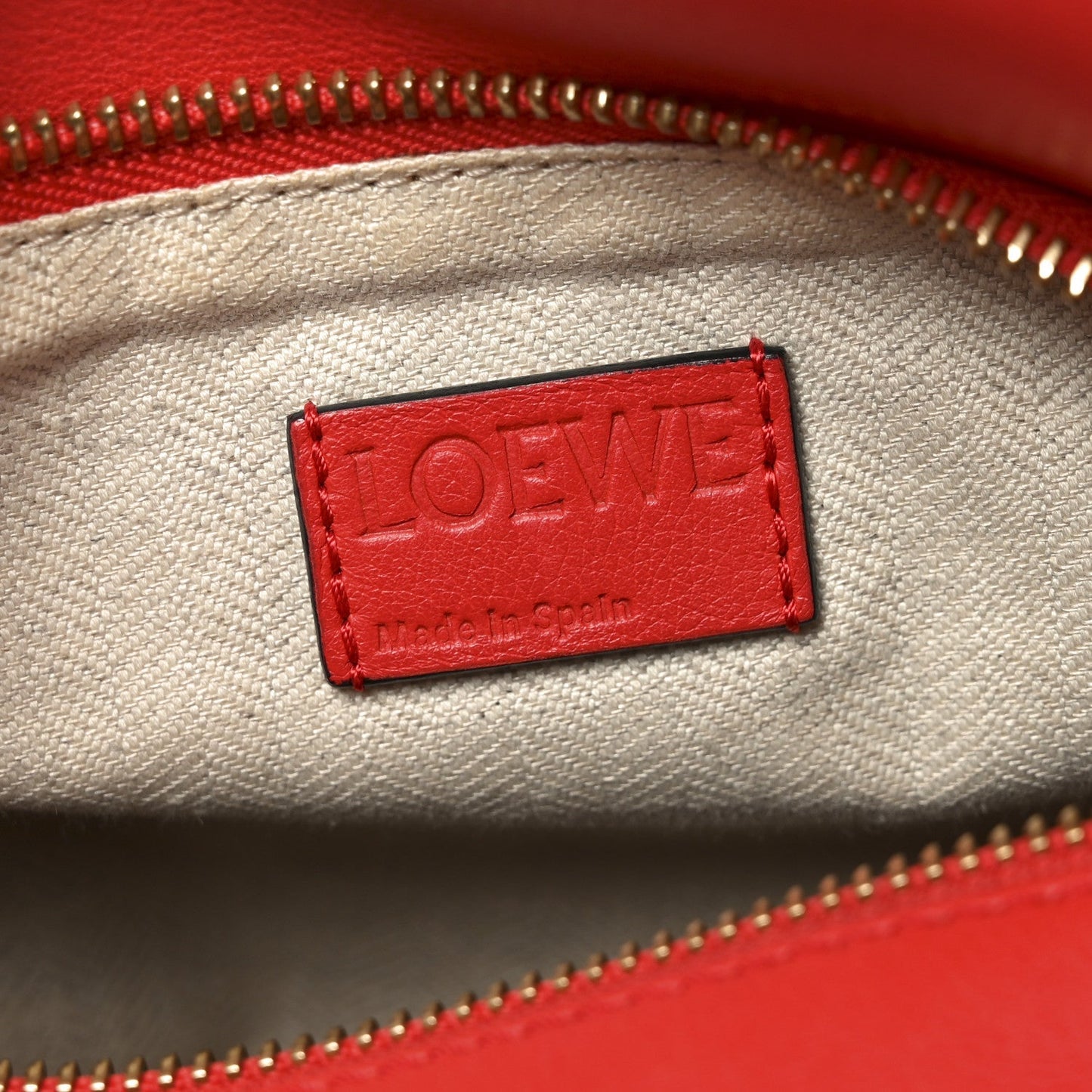 Calfskin Small Puzzle Bag Scarlet