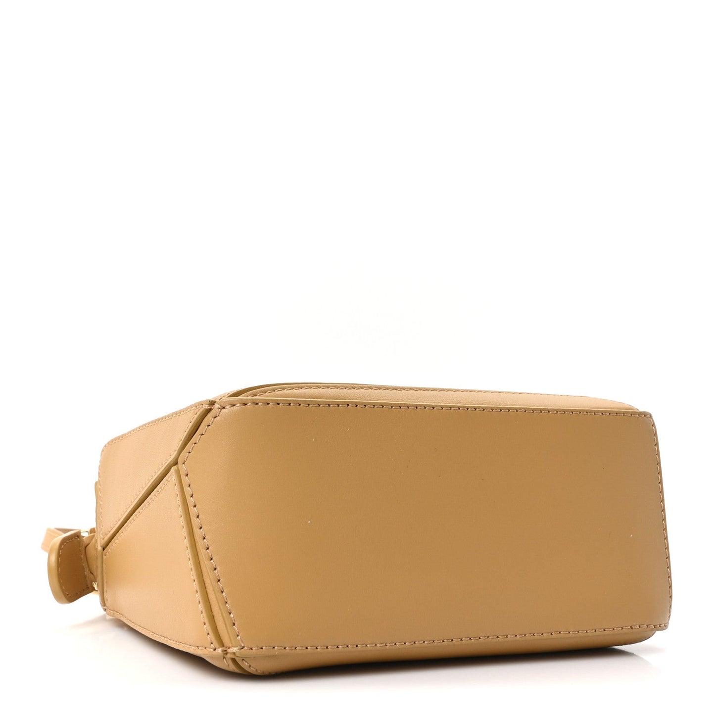 Calfskin Mini Woven Puzzle Bag Sahara