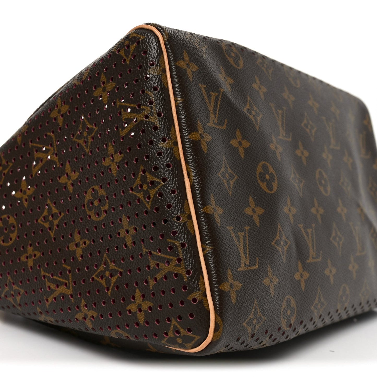 Monogram Perforated Speedy 30 Fuchsia
