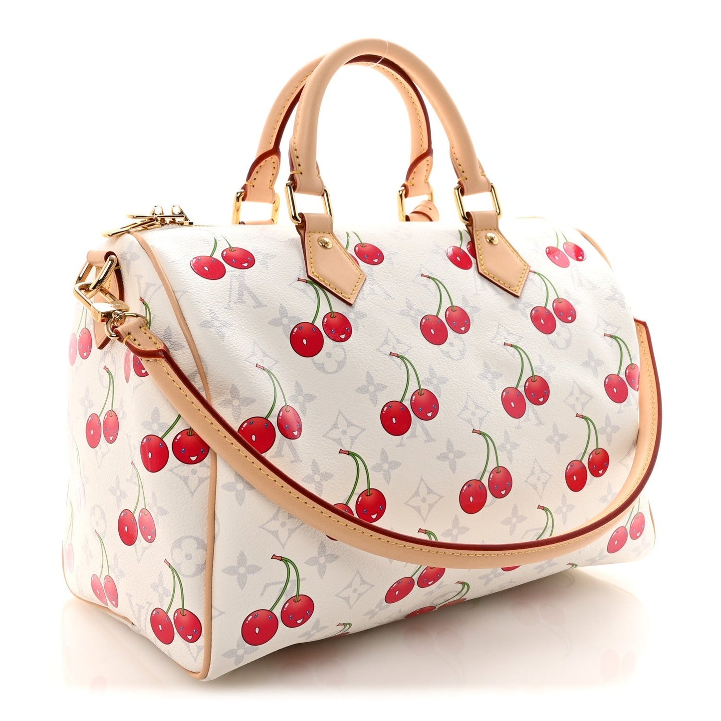 LV X TM Monogram Cerises Speedy Soft Bandouliere 30