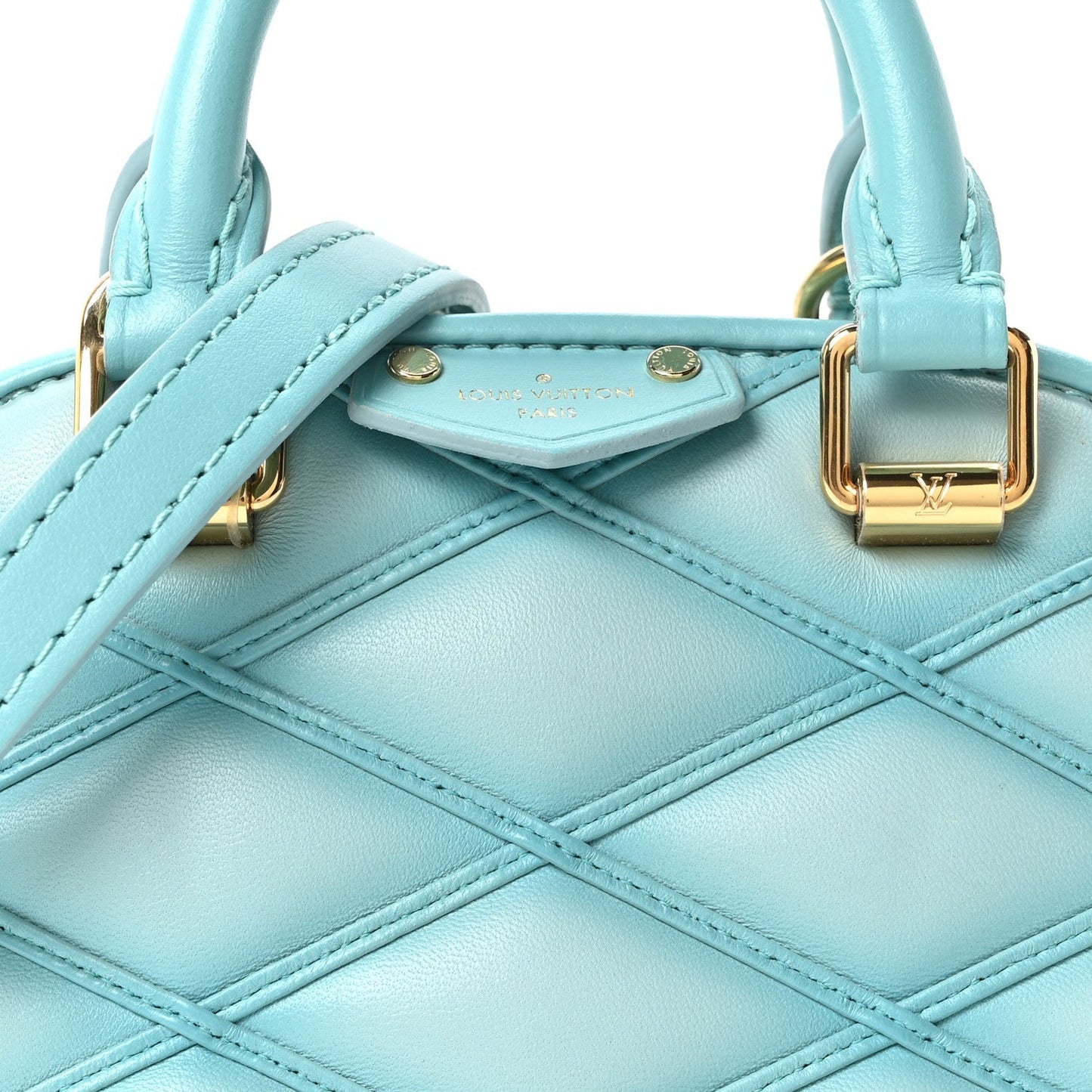 Lambskin Malletage Alma Nano Lagoon Blue