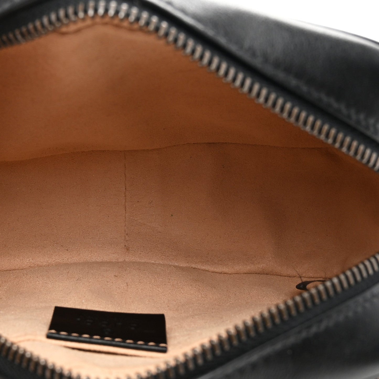 Calfskin Matelasse Mini GG Marmont Chain Shoulder Bag Black