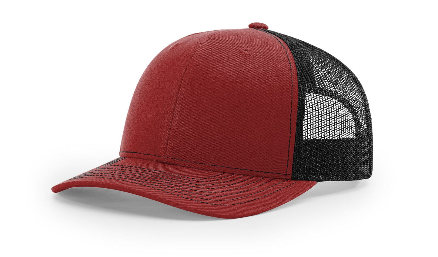 Richardson 112 Trucker Cap Split Hats Split Colors Two Colors - Blank