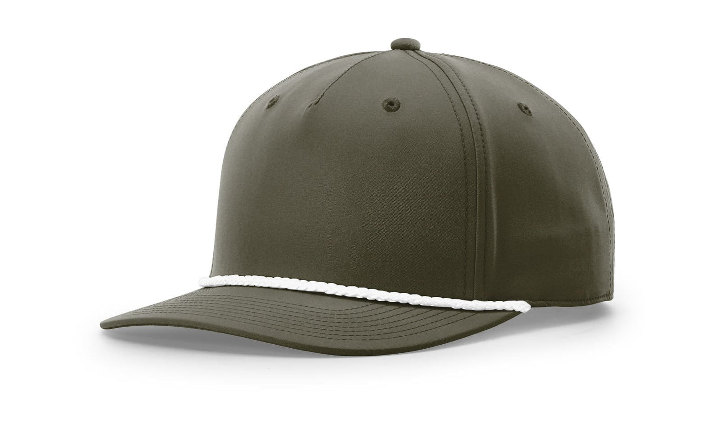 Richardson 258 Five Panel Classic Rope Cap - Blank