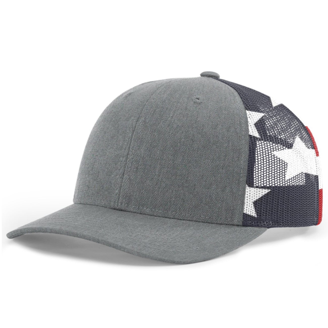 Richardson 112PM Printed Mesh Back Trucker Cap Snapback Hat - Blank