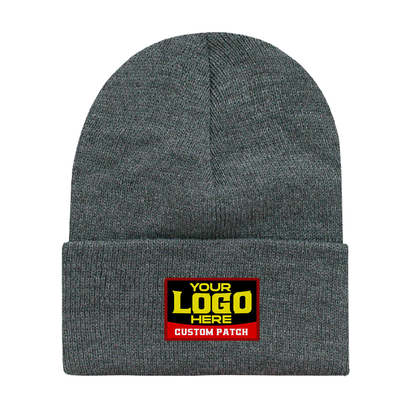 Custom Patch Decky 186 - Acrylic Long Beanie, Knit Cap - 186