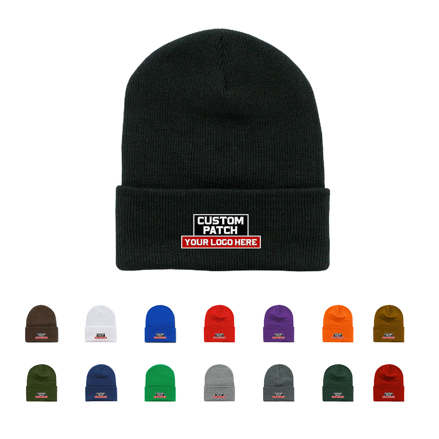 Custom Patch Decky 613 - Acrylic Long Beanie, Knit Cap - 613