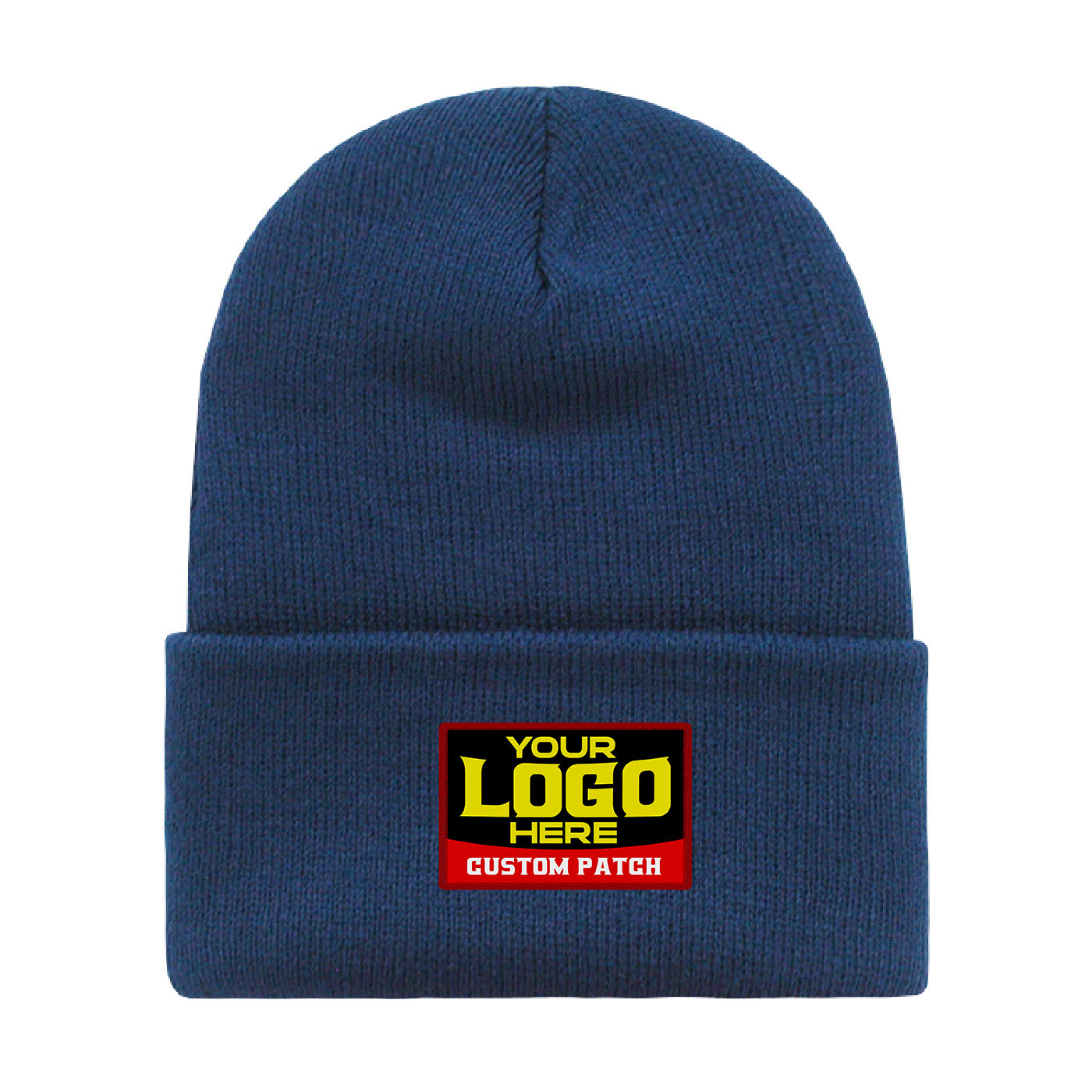 Custom Patch Decky 186 - Acrylic Long Beanie, Knit Cap - 186