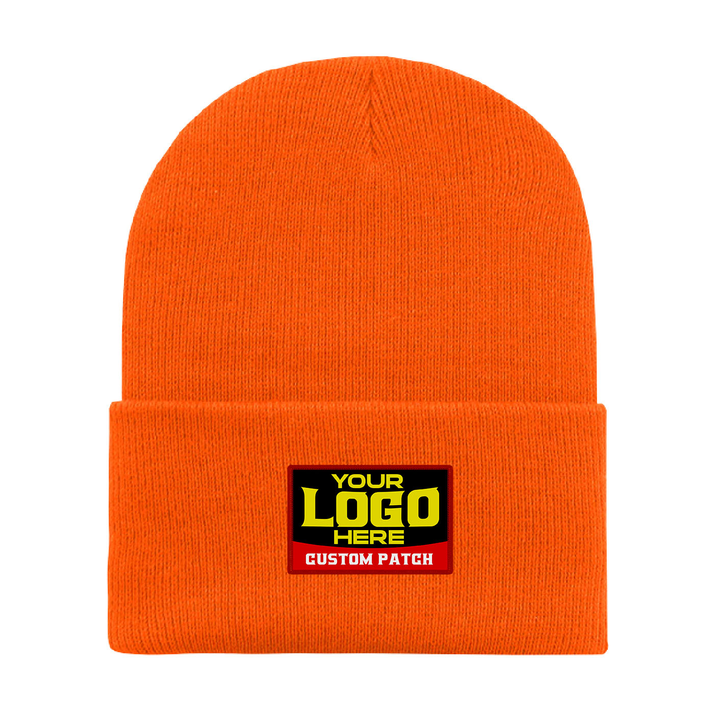 Custom Patch Decky 186 - Acrylic Long Beanie, Knit Cap - 186