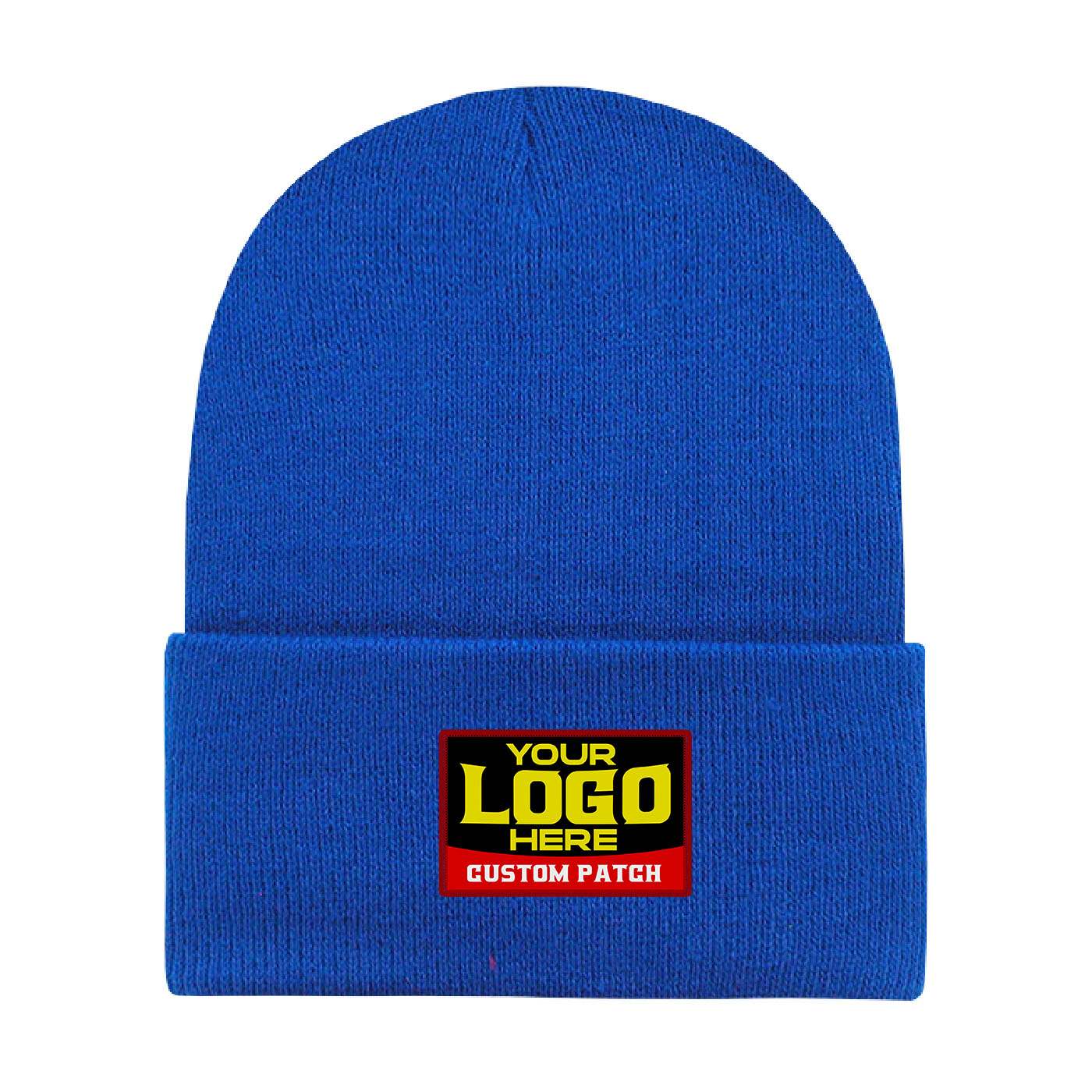 Custom Patch Decky 186 - Acrylic Long Beanie, Knit Cap - 186