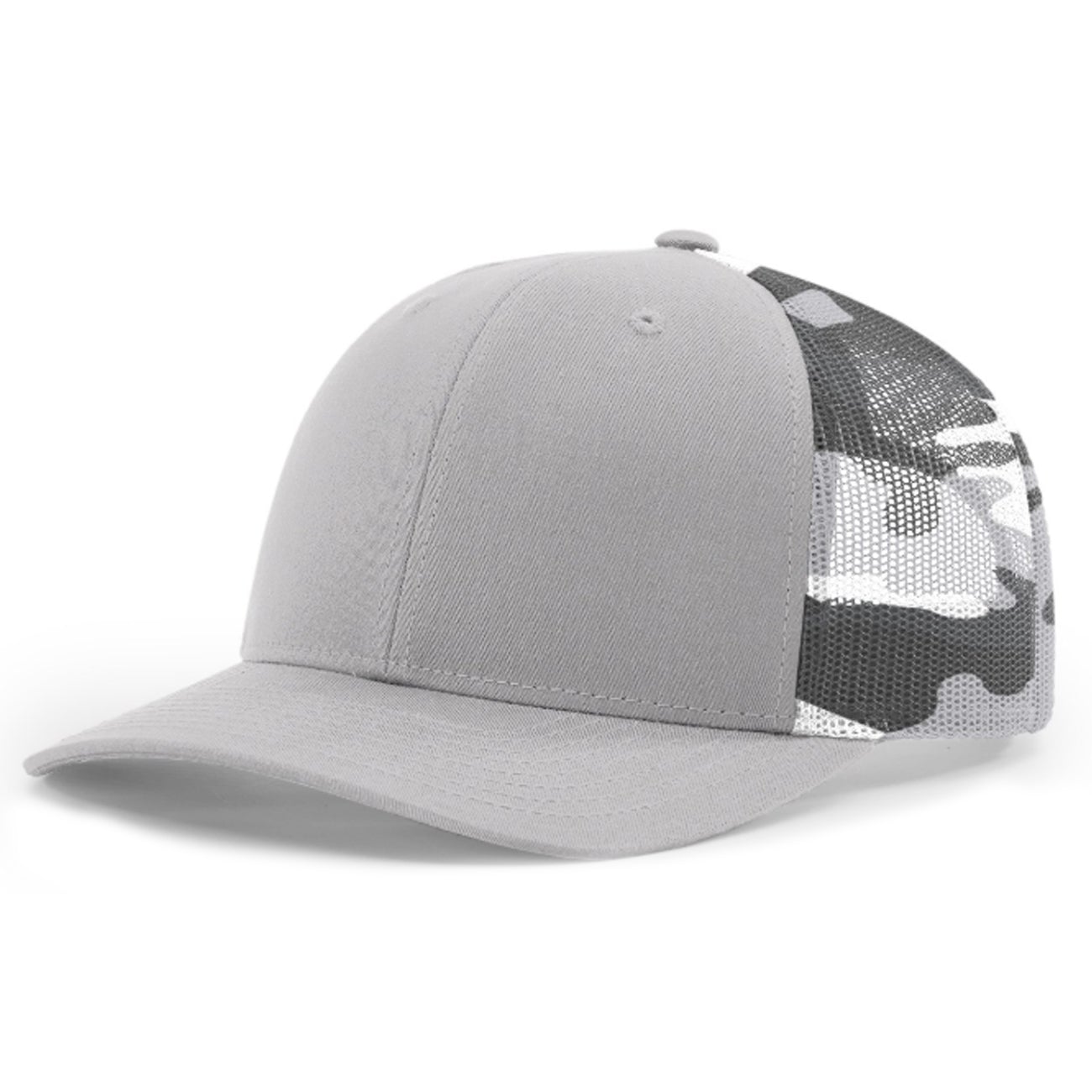 Richardson 112PM Printed Mesh Back Trucker Cap Snapback Hat - Blank