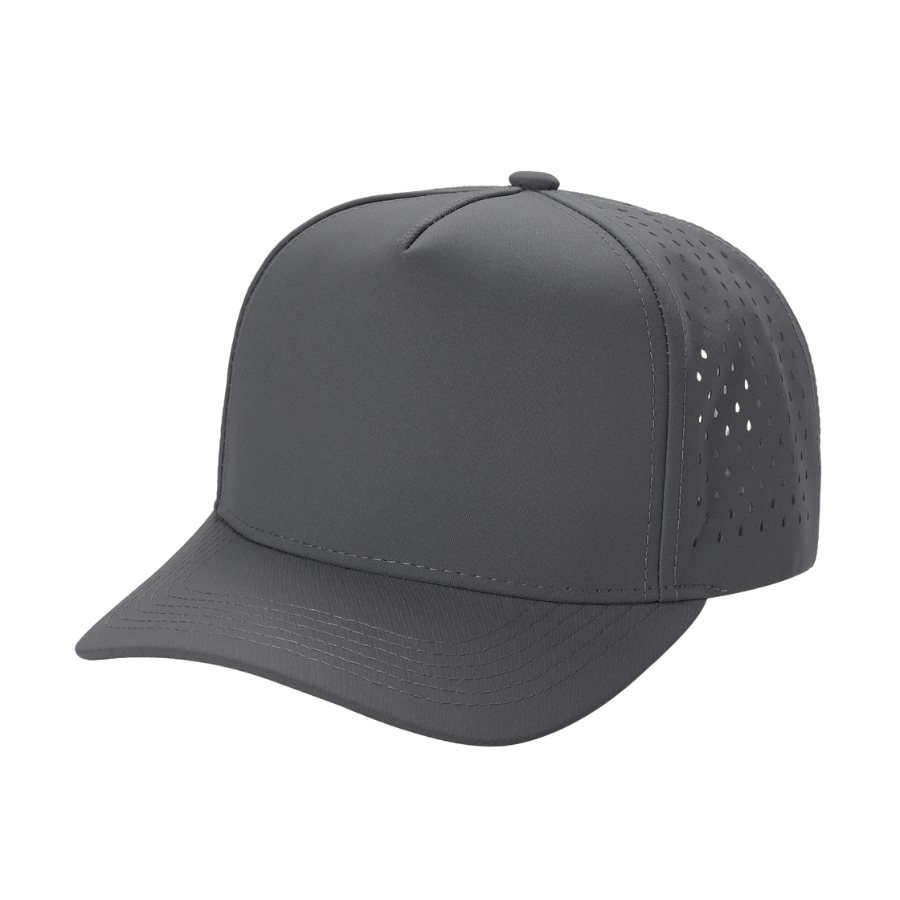 Unbranded 5 Panel Perforated Laser Mesh Hat Waterproof Cap