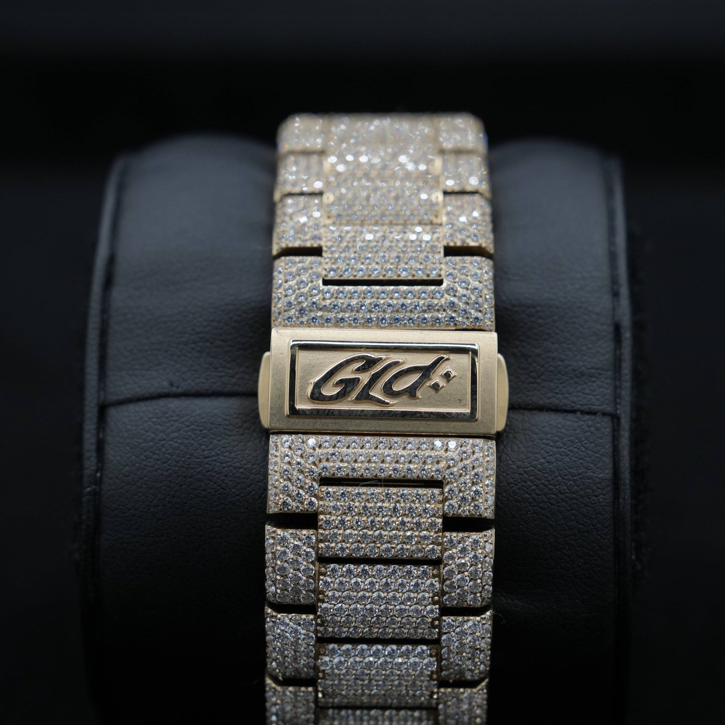 42MM Fully Iced Ruby Accent Alpha Era? in Gold
