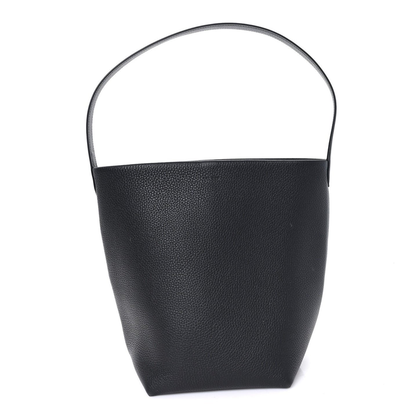 Grained Calfskin Medium N/S Park Tote Black
