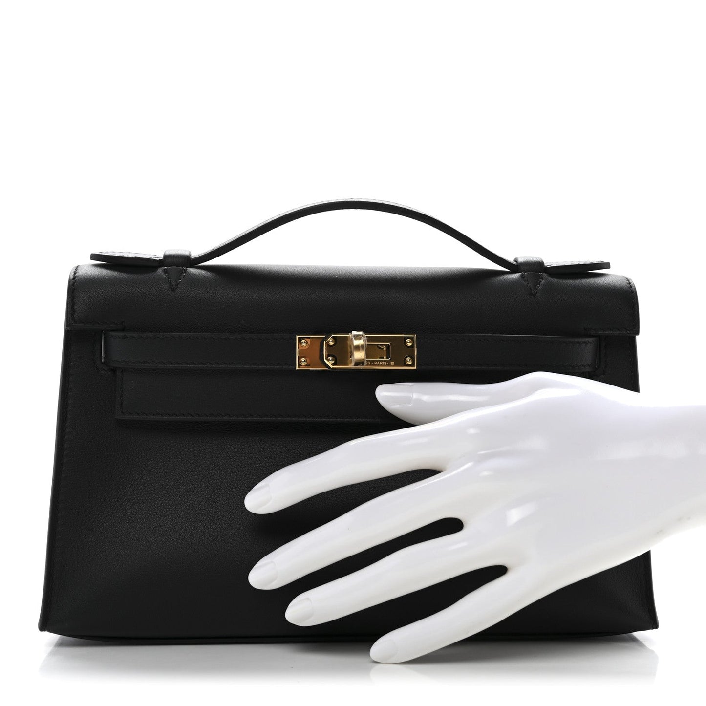 Swift Kelly Pochette Clutch Black