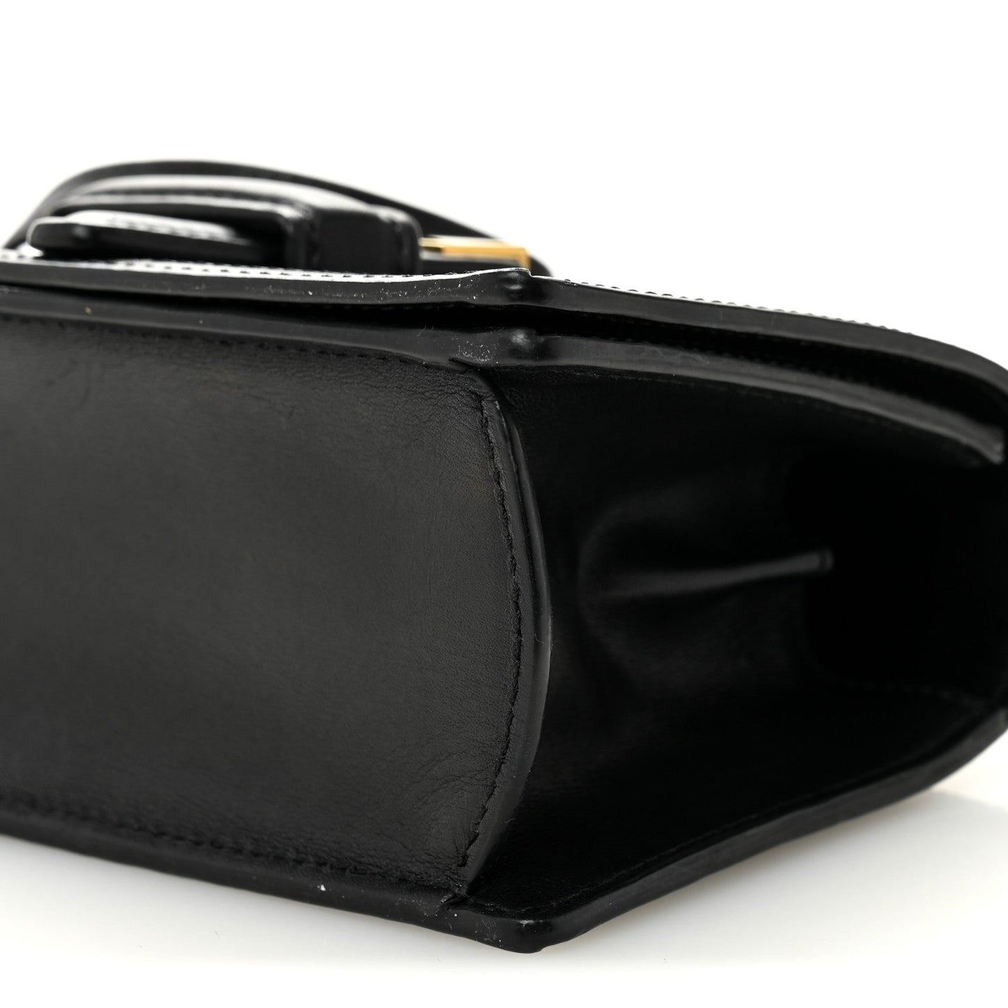 Calfskin Small Barcelona Shoulder Bag Black