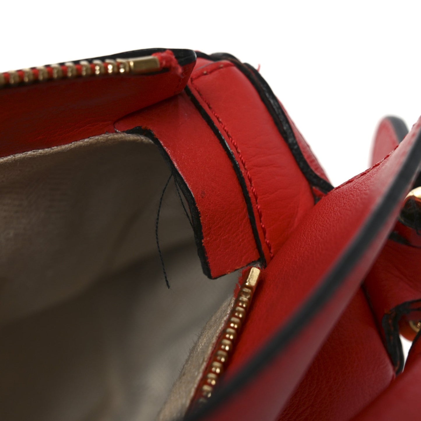 Calfskin Small Puzzle Bag Scarlet