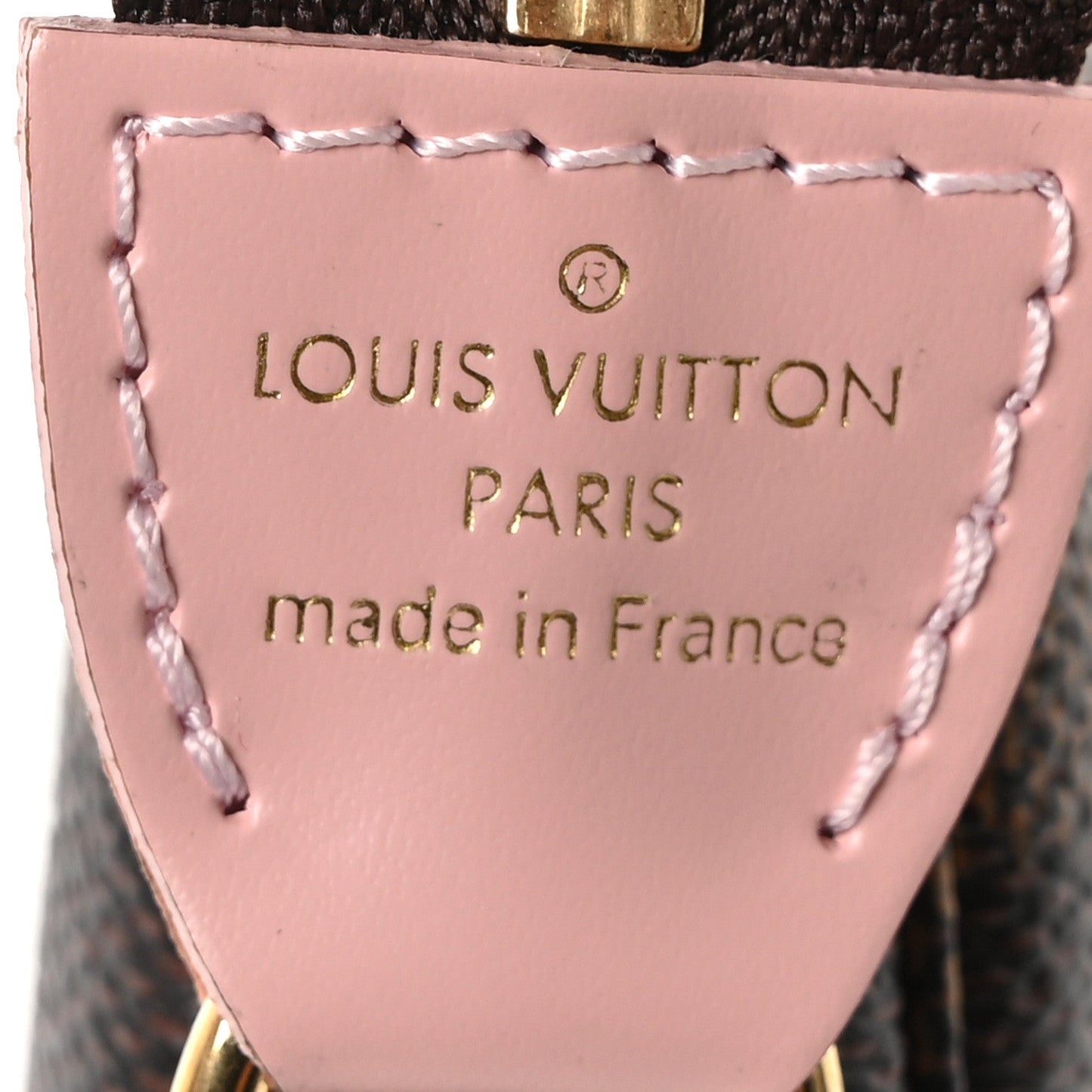 Damier Ebene 2020 Christmas Animation Big Wheel Mini Pochette Accessories Rose Ballerine