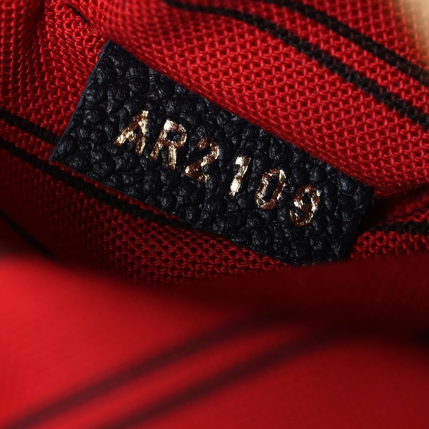 Empreinte Pochette Metis Marine Rouge
