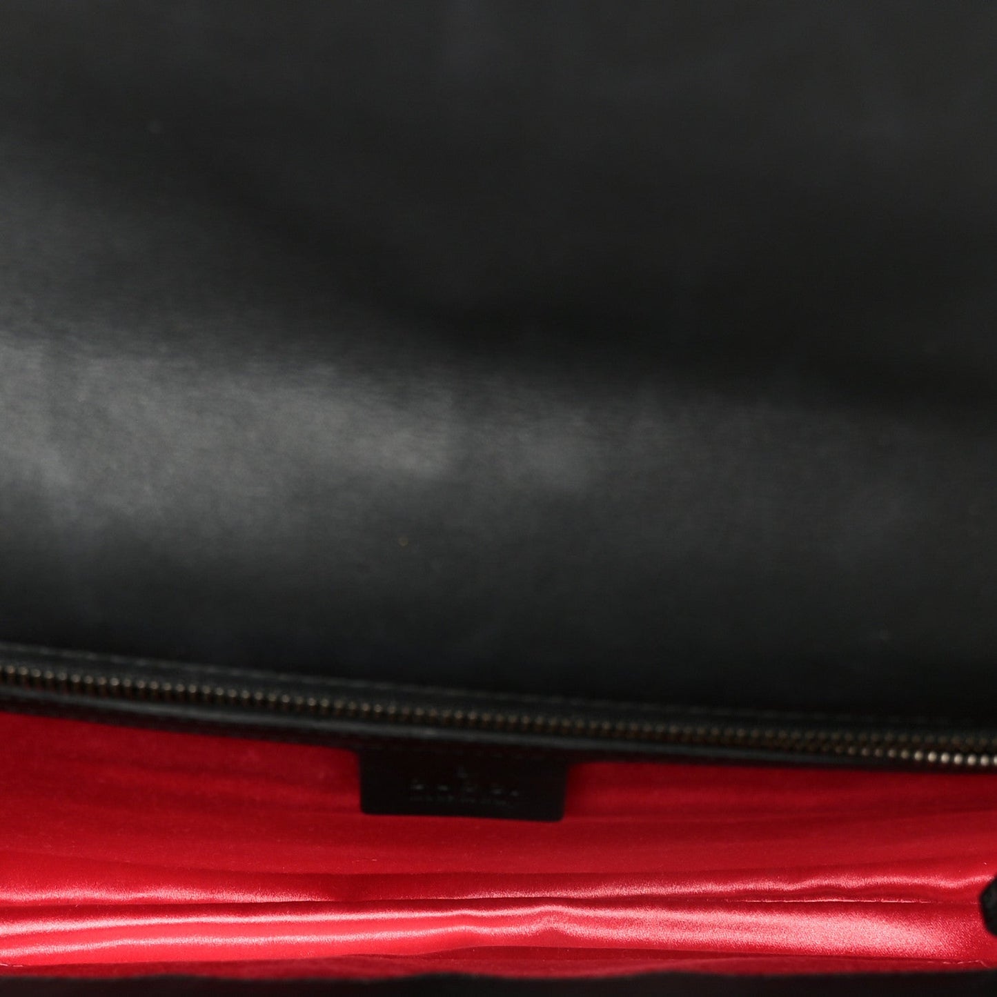 Velvet Matelasse GG Marmont Clutch Black