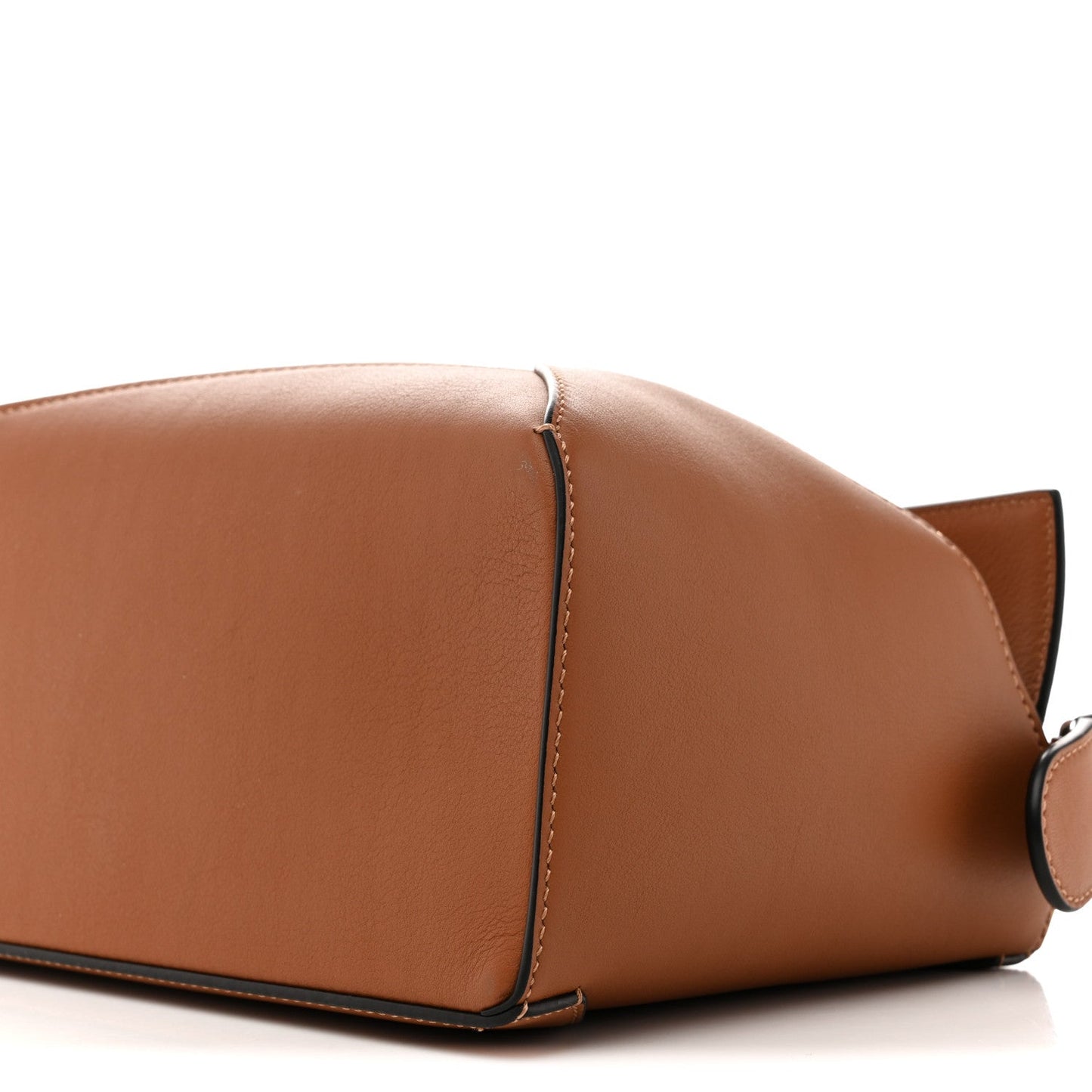 Calfskin Small Puzzle Edge Bag Tan