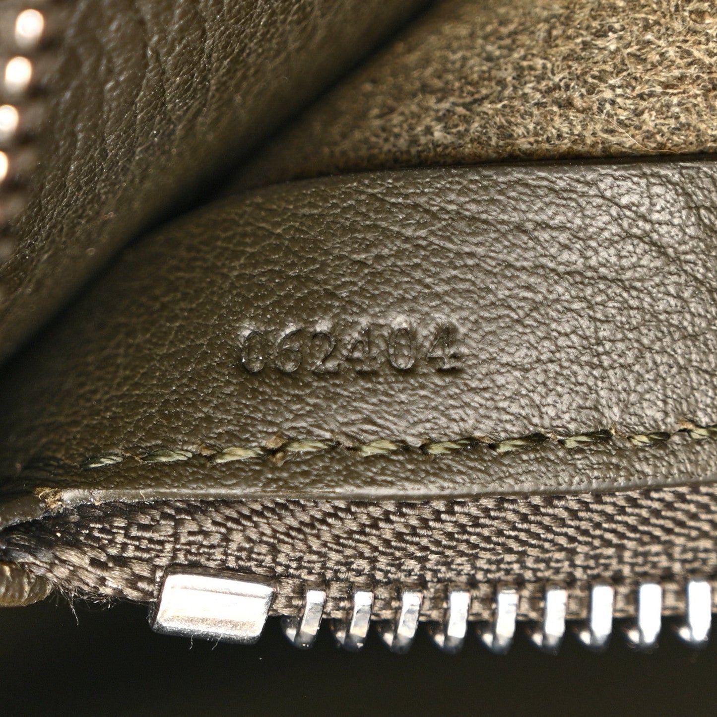 Suede Flamenco Satchel Bottle Green