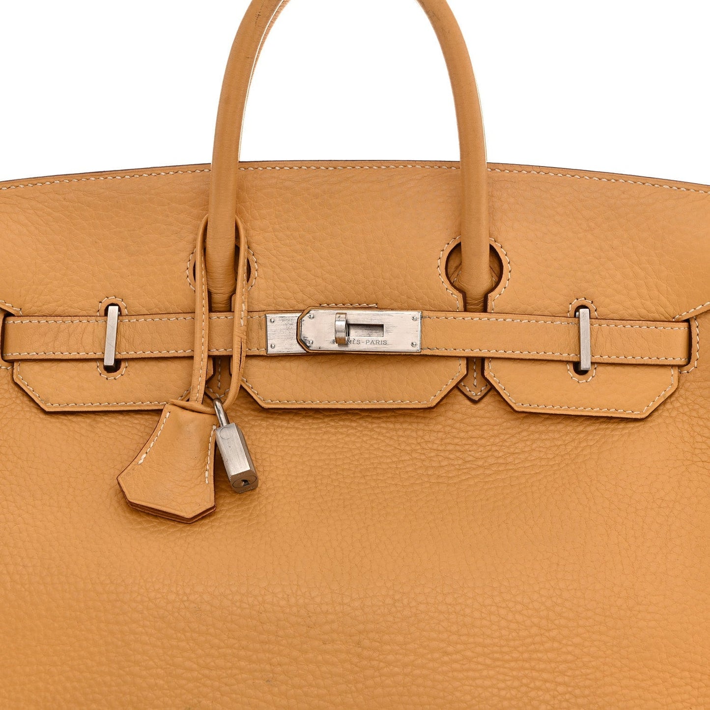 Taurillon Clemence HAC Birkin 32 Natural Sable