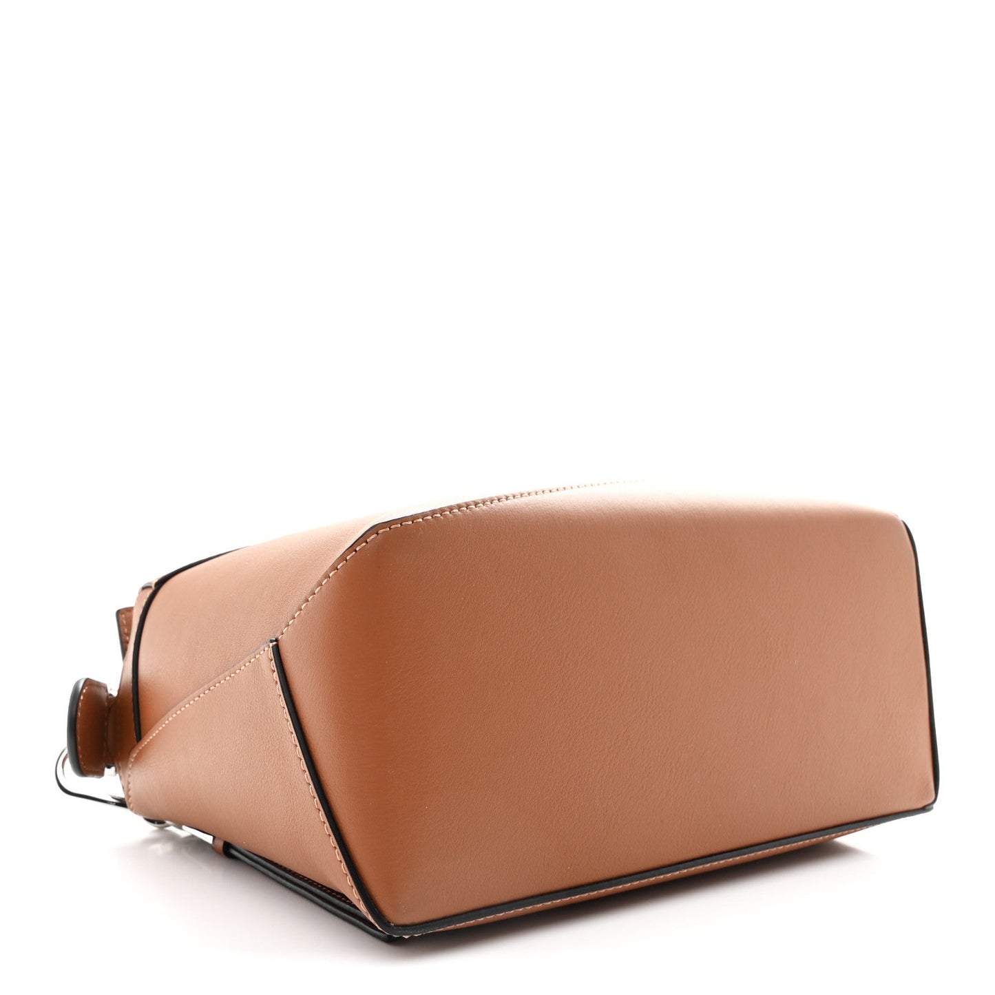 Calfskin Small Puzzle Edge Bag Tan