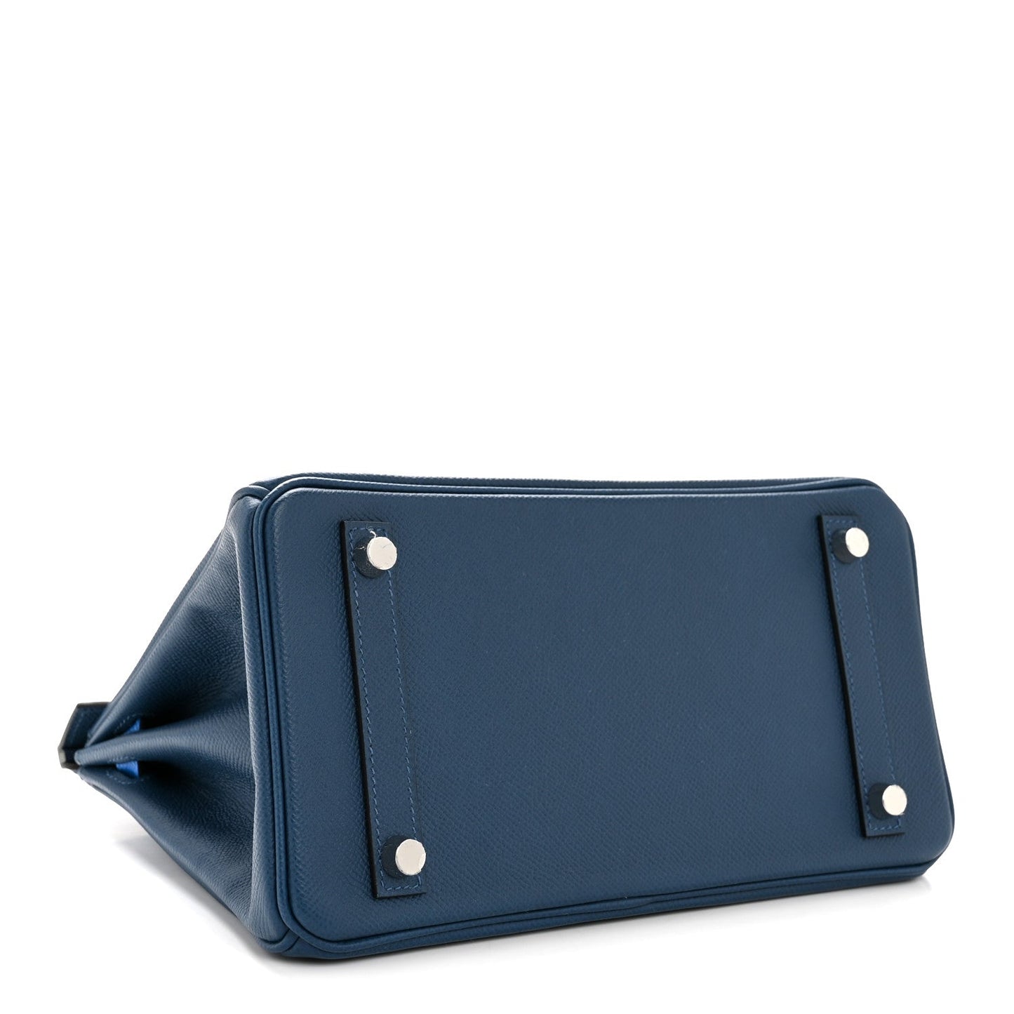 Epsom Tri-Color Birkin 25 Deep Bleu Bleu Hydra Black