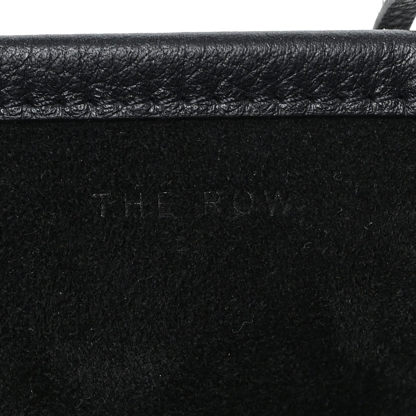 Grained Calfskin Medium N/S Park Tote Black