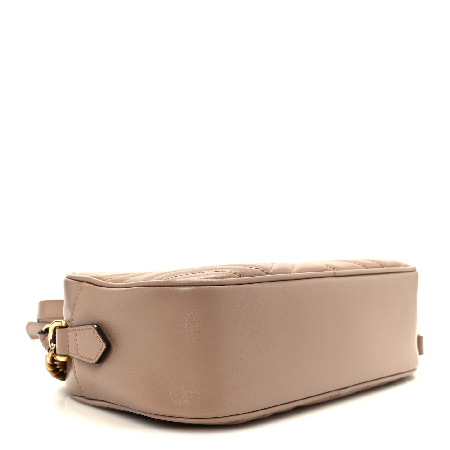 Calfskin Matelasse Small GG Marmont Chain Shoulder Bag Porcelain Rose
