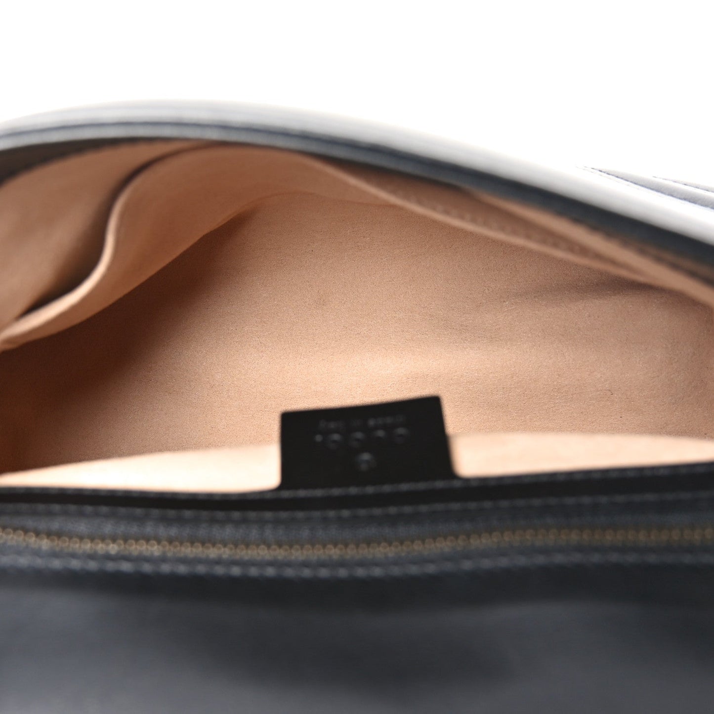 Calfskin Matelasse Small GG Marmont Top Handle Shoulder Bag Black