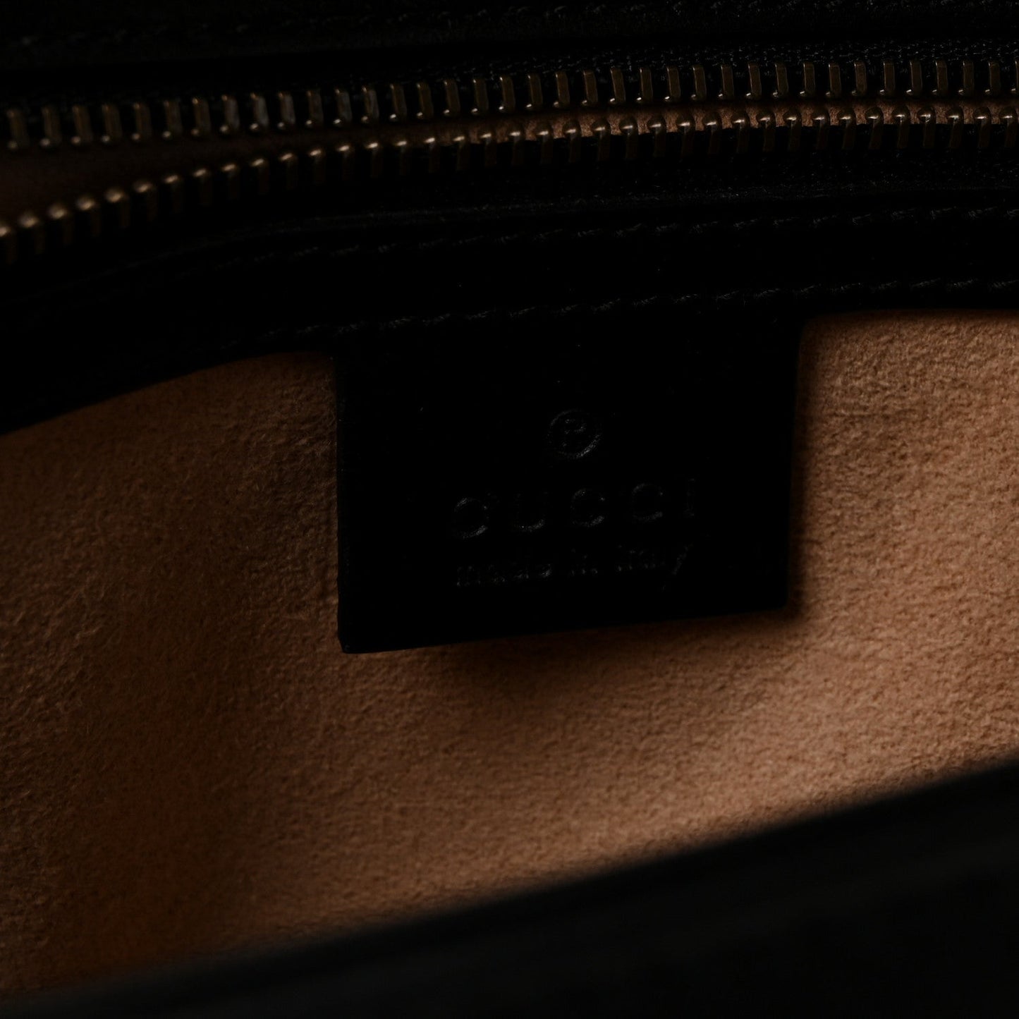 Calfskin Matelasse Small GG Marmont Shoulder Bag Black