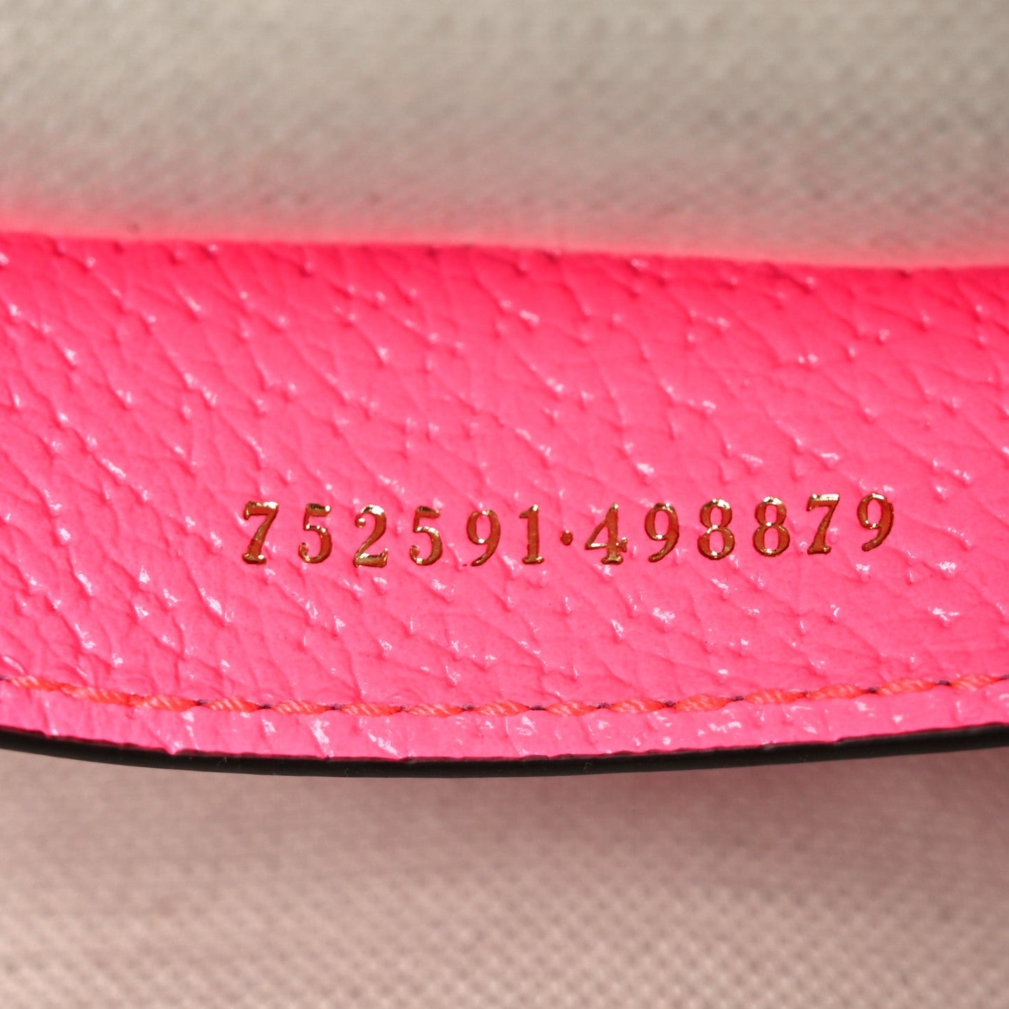 GG Supreme Monogram Textured Dollar Calfskin Web Ophidia Small Crossbody Bag Beige Ebony Fuchsia