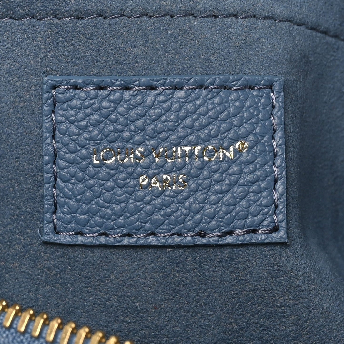Metallic Empreinte Monogram Giant Speedy Bandouliere 20 Navy Nacre