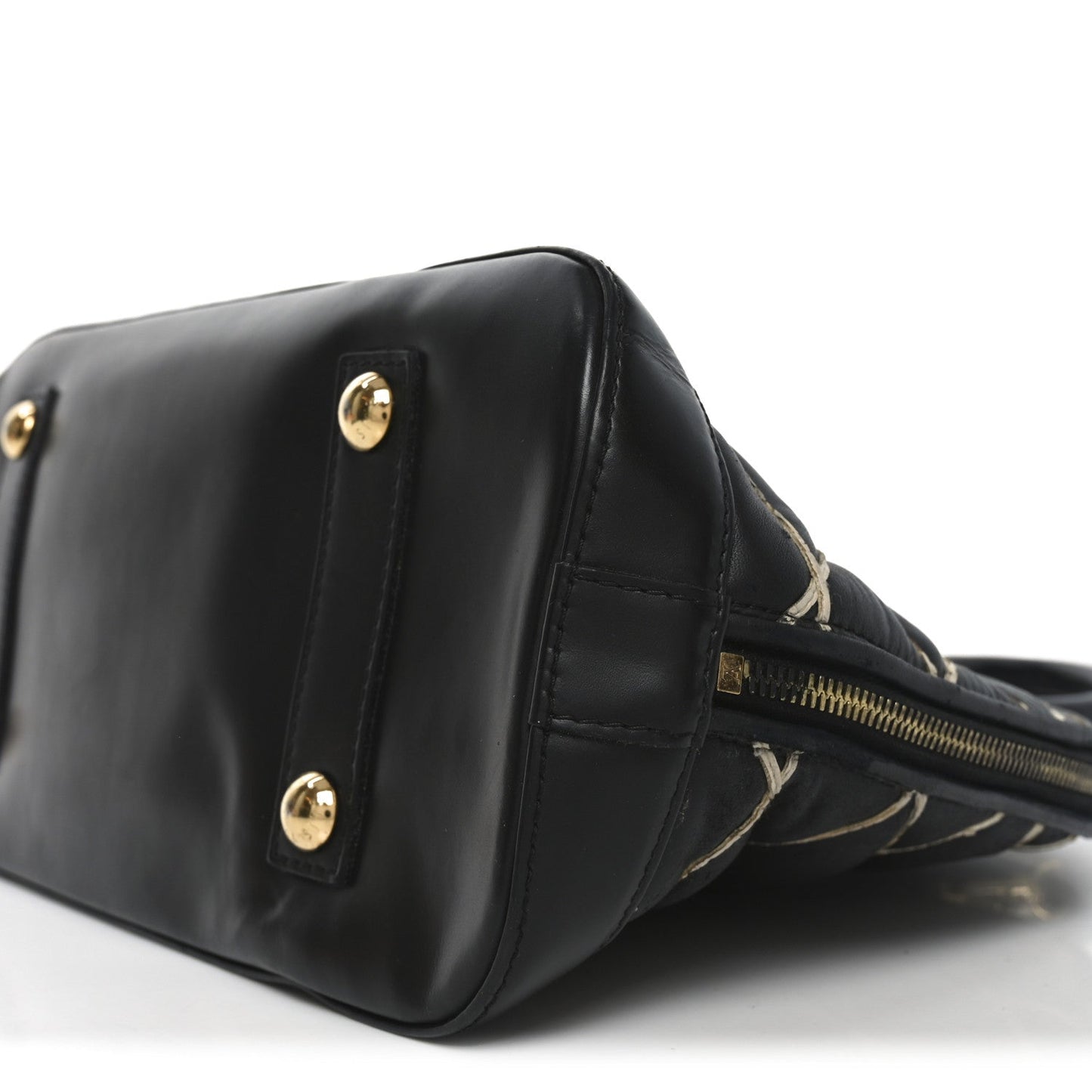 Lambskin Malletage Alma PM Black