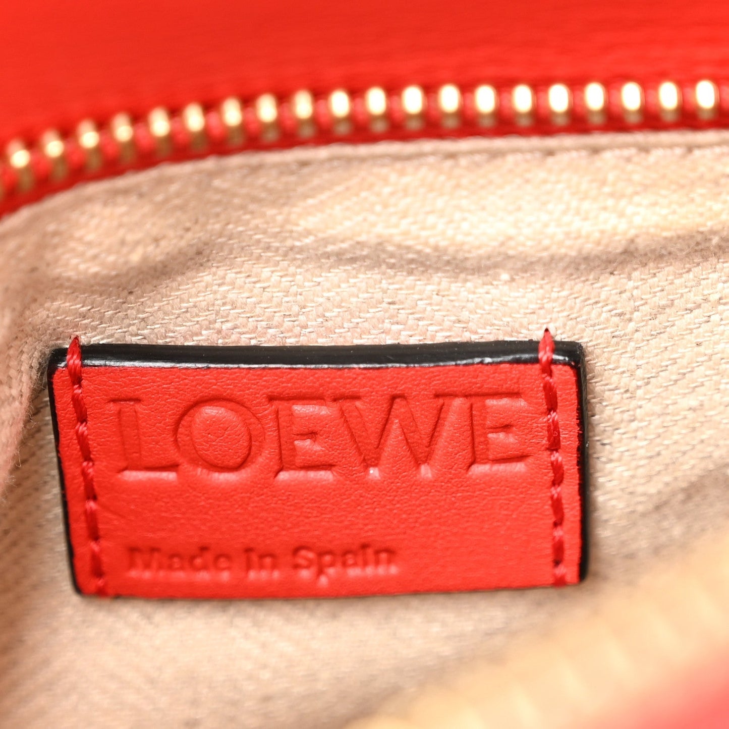 Calfskin Small Puzzle Bag Scarlet