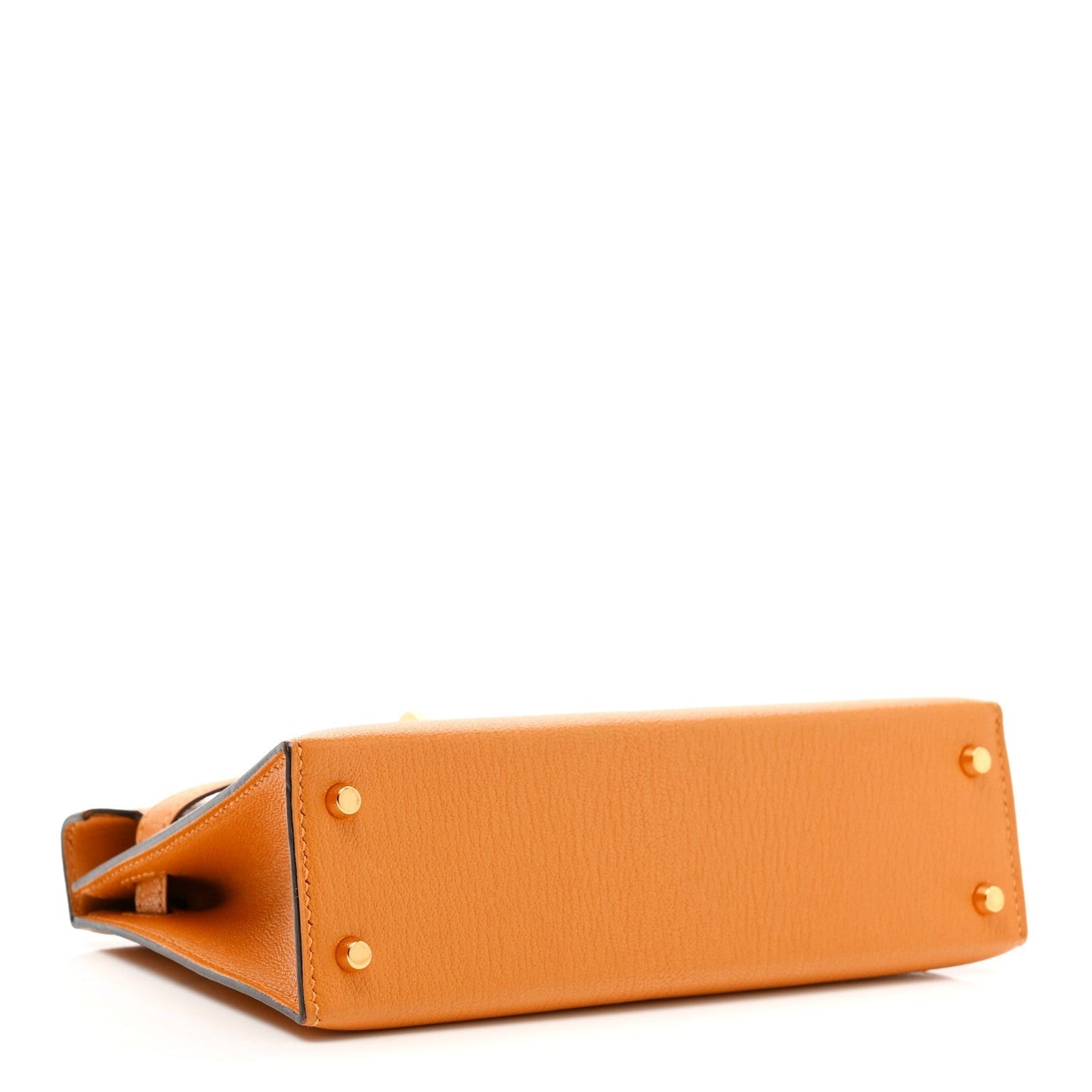 Chevre Chamkila Mini Kelly Sellier 20 Jaune D'or
