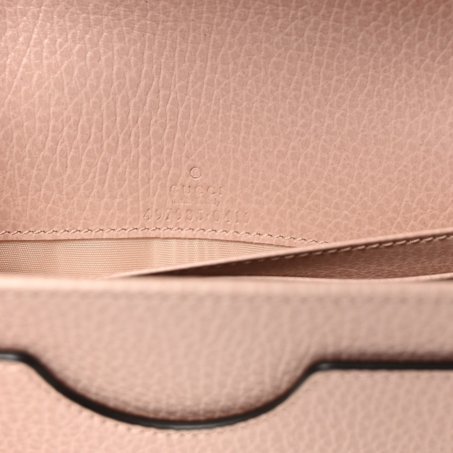 Dollar Calfskin Mini GG Marmont Chain Wallet Box Pink