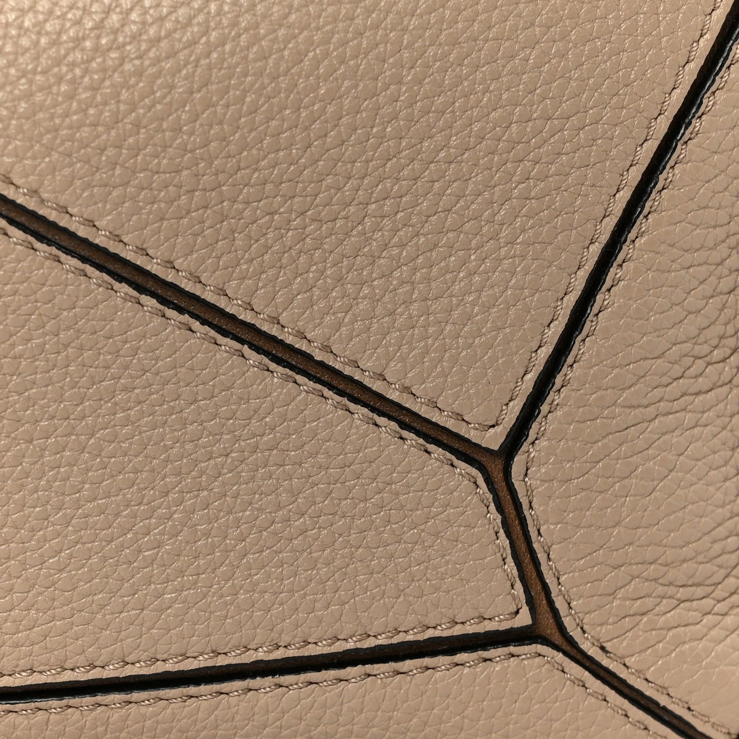 Calfskin Small Puzzle Bag Sand Mink