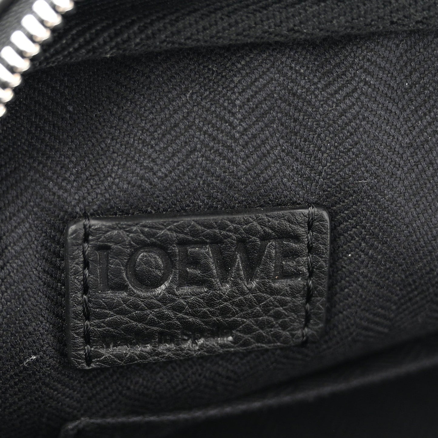 Soft Grained Calfskin XS Military Messenger Bag Black
