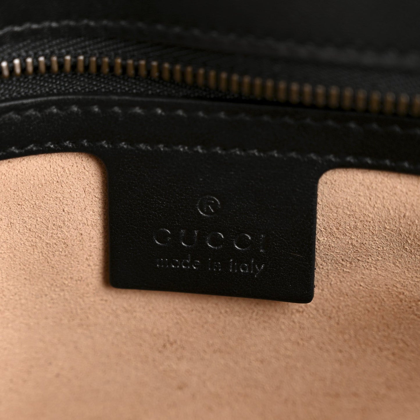 Calfskin Matelasse Small GG Marmont Shoulder Bag Black