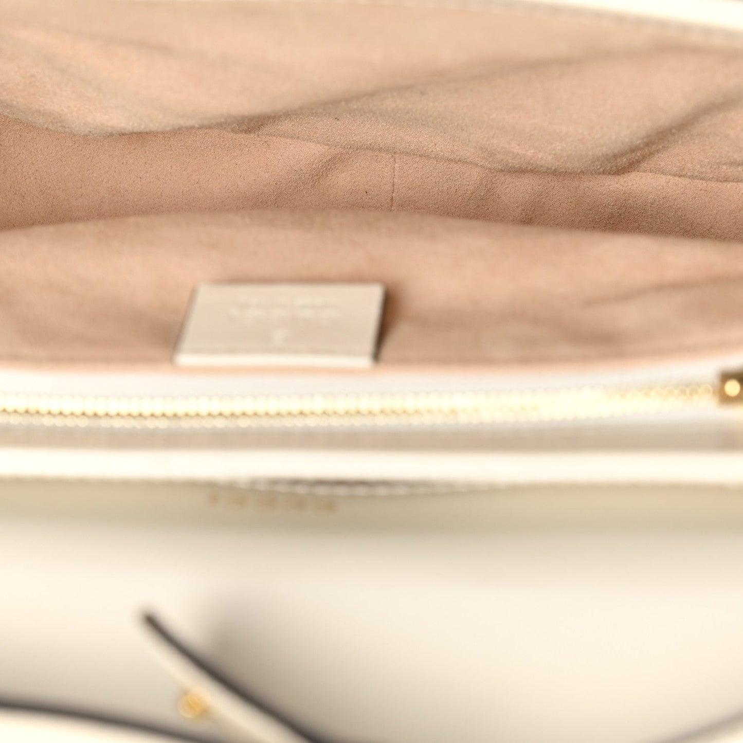 GG Supreme Monogram Horsebit 1955 Shoulder Bag Beige Mystic White