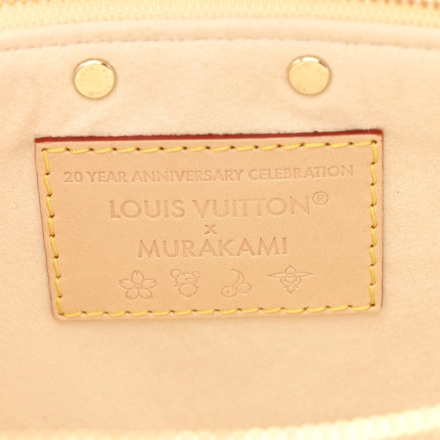 LV X TM Monogram Multicolor Pochette Accessories White