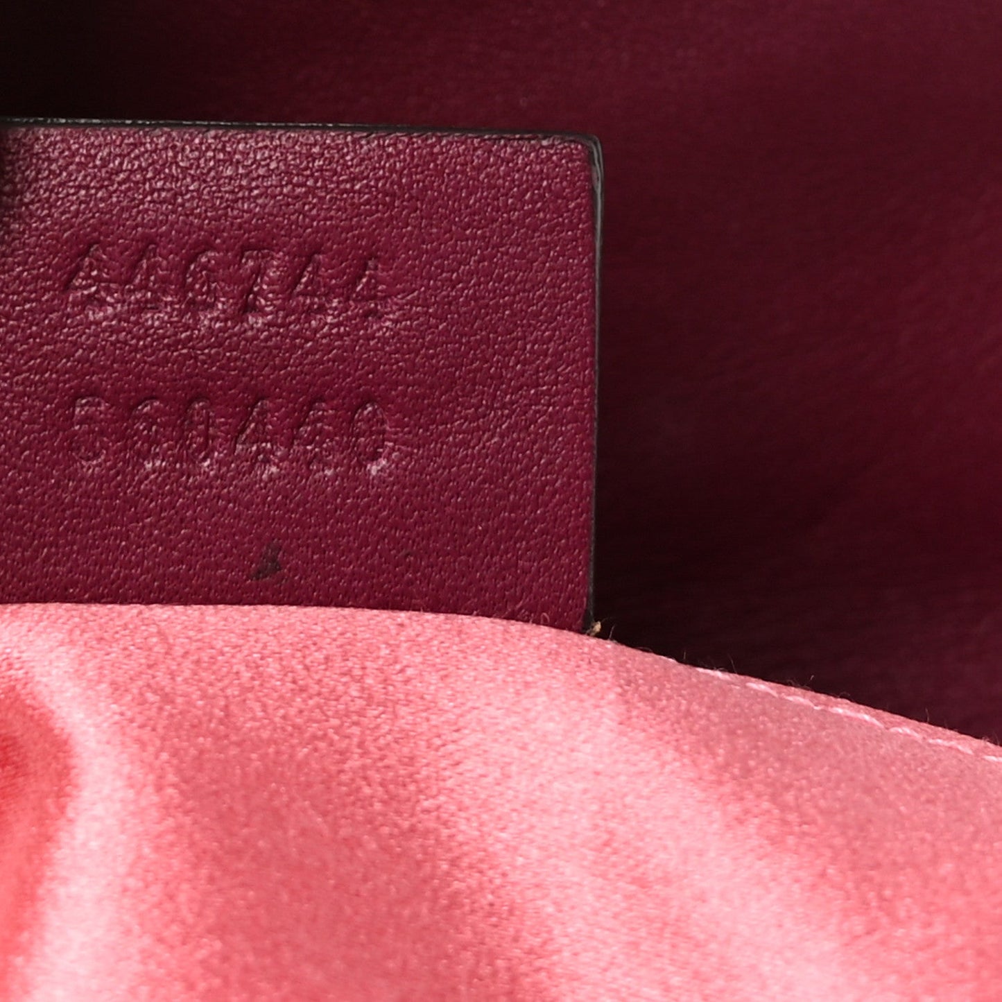 Velvet Matelasse Mini GG Marmont Shoulder Bag Fuchsia Violet Cyclamen