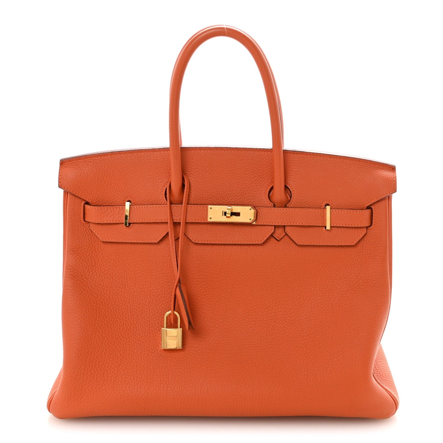 Togo Birkin 35 Orange