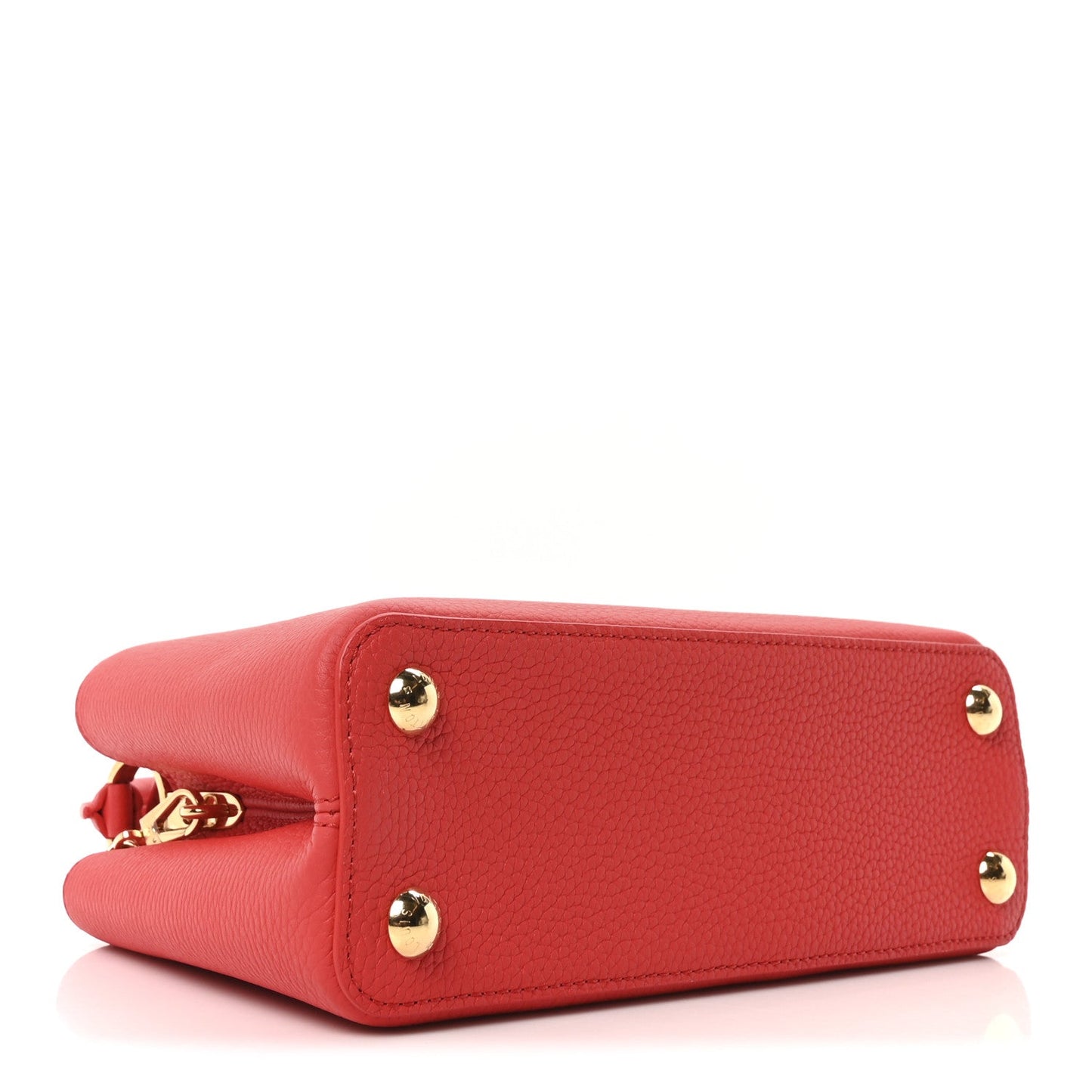 LV X TM Taurillon Cerises Capucines BB Rouge